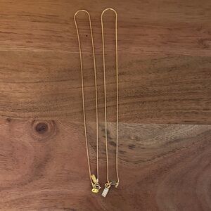 Electric Picks ⚡️ Gold-Tone Thin Snake Chain Necklace - Elegant Women’s Jewelry